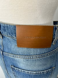 Image 3 of  Victoria Beckham Asymmetrical Hem Denim Skirt