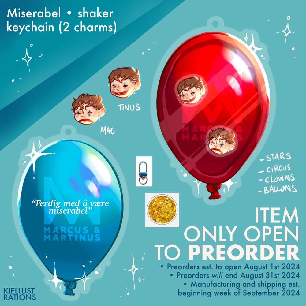 Miserabel shaker keychain (LIMITED EDITION)