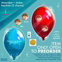 Image 4 of Miserabel shaker keychain (LIMITED EDITION)