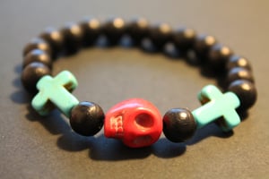 Image of Skull & Cross Bracelet