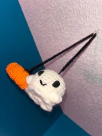 Ghost and Pumpkin Car Decor