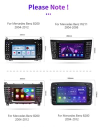Image 3 of Apple CarPlay Android Auto Mercedes B Class Sprinter Benz Vito W639 Viano W169 W245 W20 GPS WiFi BT