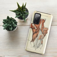 Image 12 of Antique Anatomical Illustration Human Posterior Musculature Tough case for Samsung®