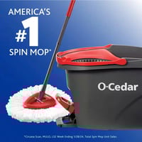 Image 13 of O-Cedar EasyWring Microfiber Spin Mop with Bucket System