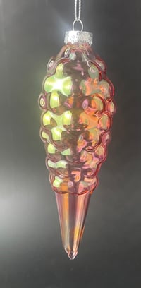 Image 2 of Gold fumed bubble ornament 