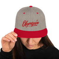 Image 1 of Olympia Text Snapback Hat