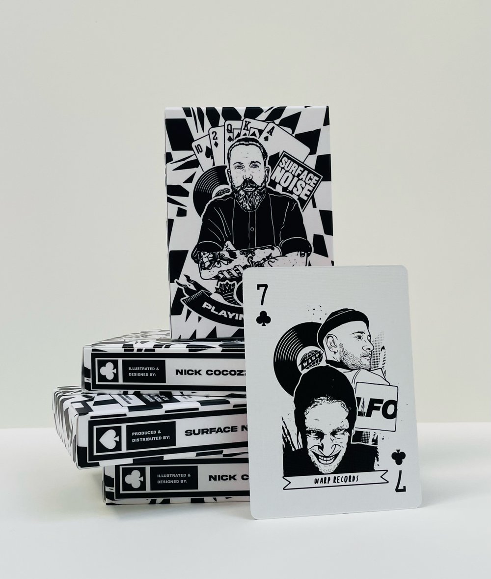 'Adventures in Surface Noise' Playing Cards