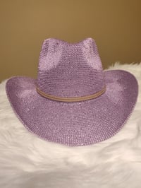 Image 1 of PURPLE REIGN SEQUIN HAT