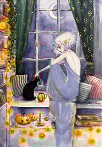 Image 1 of Fómhar-the cosy witch- inktober 29