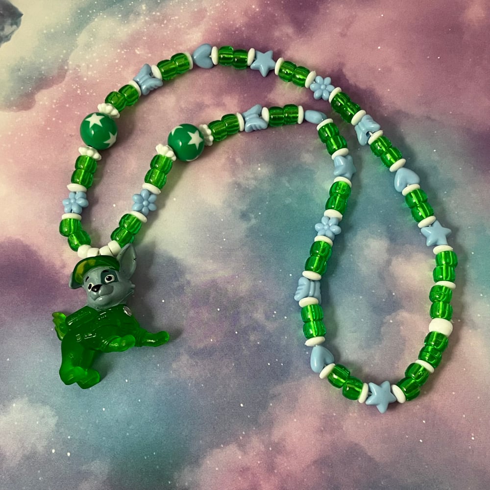 Image of Paw Patrol Puppy Kandi Necklace