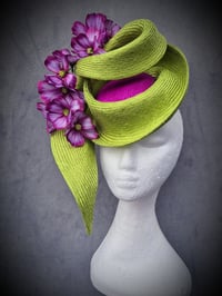 Image 3 of 'Cove' in Lime and Fuschia 