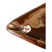 Image 4 of MCM Unique Brown Pottery/Ceramic Ashtray