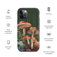 Image 13 of Colorful Mushroom Watercolor Mycology Nature Whimsical Tough Case for iPhone®