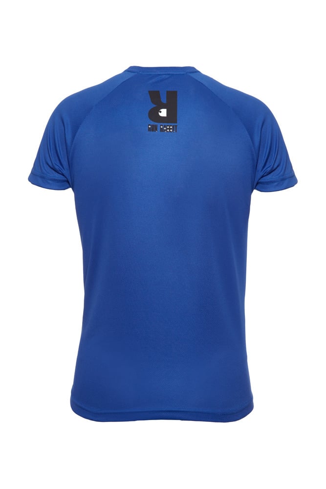 Image of Run Rabbit Logo Tee - Royal Blue