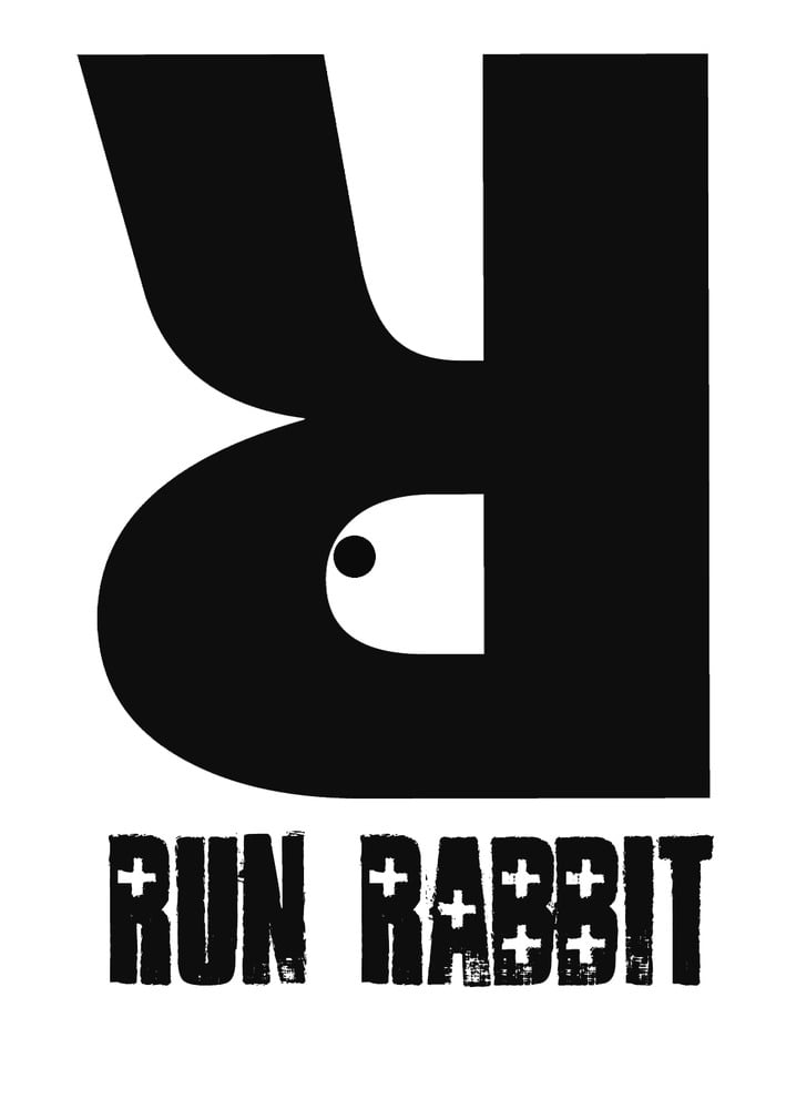 Image of Run Rabbit Logo Tee - Royal Blue