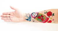 Image 2 of Rosie Wonders Temporary Tattoos Russian Doll (girls) 