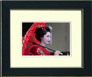 Image of framed print of original photograph - geisha 1