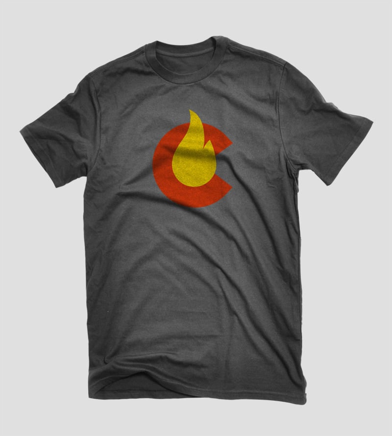 on fire tees
