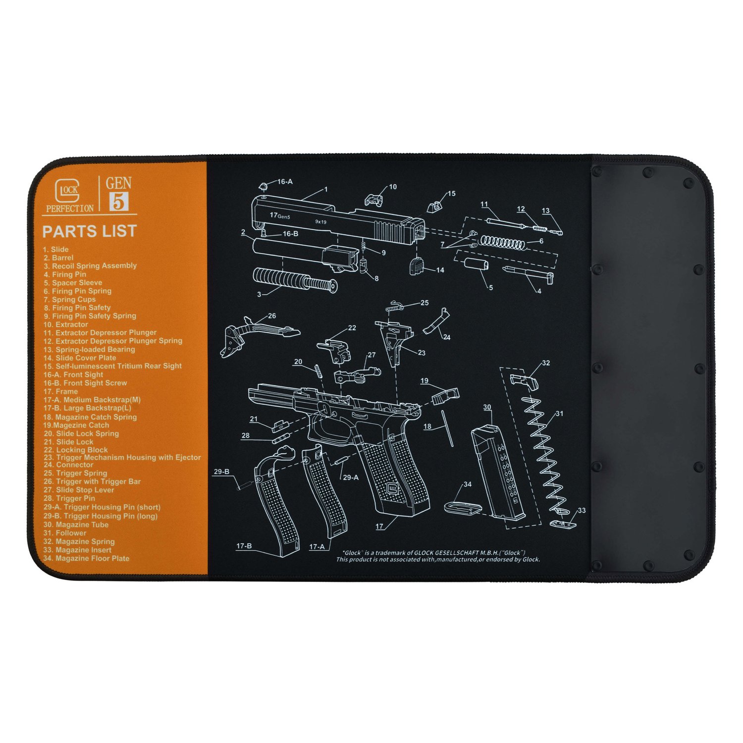 Image of GLOCK®️ Gen5 MAGNETIC CLEANING MAT