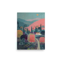 Image 4 of Country Landscape Folk Print