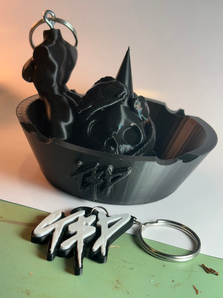 Image of 3D Printed Zodiac Ashtray (Pisces)