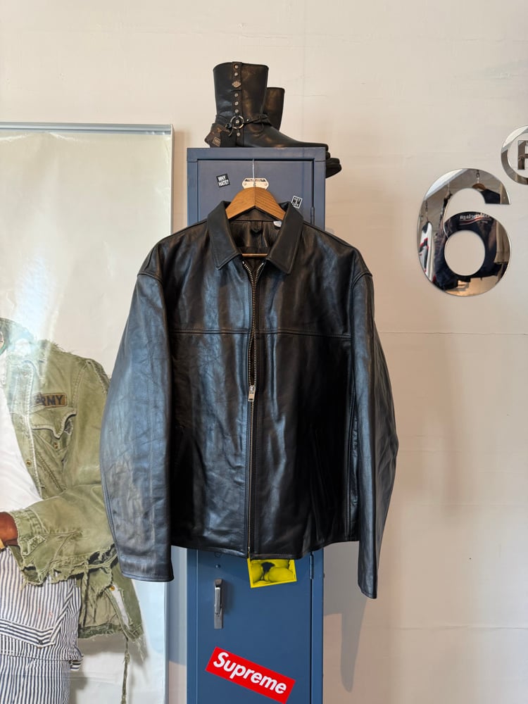 Image of Supreme Yohji Yamamoto Leather Work Jacket