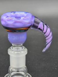 Image 1 of Purple 14mm Slide With Horn 