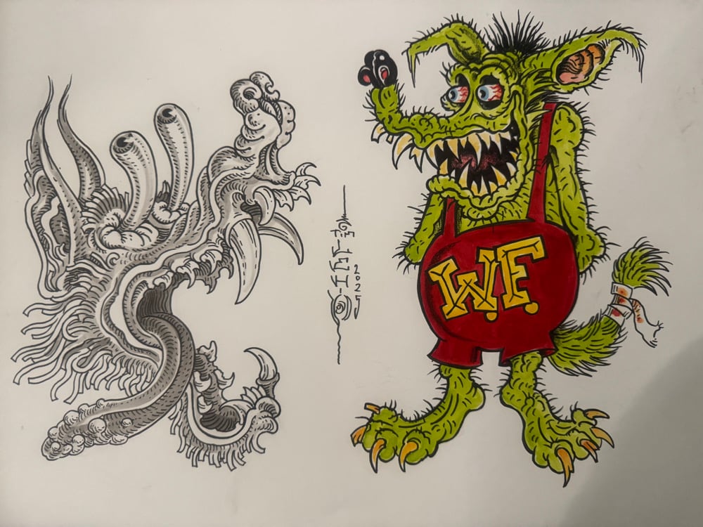 Image of Tim Lehi “Reapers & Wolves #156” Original Art