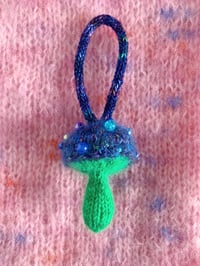 Image 6 of Sofie and Iris Colorful Handknitted Textile Ornaments