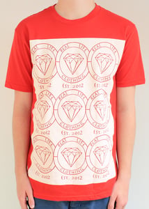 Image of Real Life Clothing Logo Tee - Red