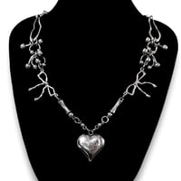 Image 2 of SP POP-UP HEART RIBBON NECKLACE