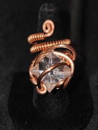 Image 1 of Adjustable Lemurian Merkaba Ring #1