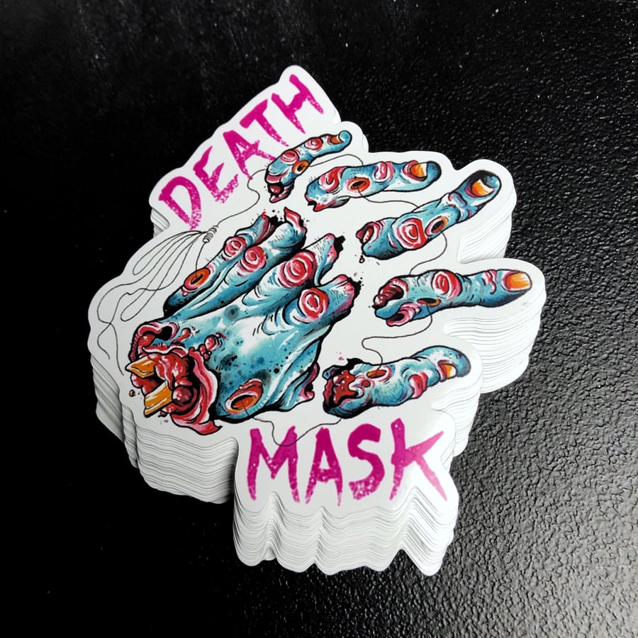 Image of Lucky Paw die cut sticker 