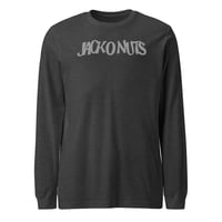 Image 4 of JACKONUTS ON YOU GRAY UNISEX L/S TEE