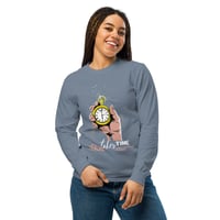 Image 1 of Women HEALING PROCESS Garment-dyed heavyweight long-sleeve shirt