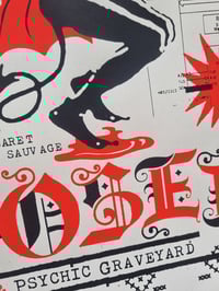 Image 4 of OSEES + Psychic Graveyard (gigposter Paris 2025)