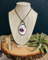 Dendritic Opal Oval Pendant