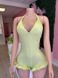 Image 1 of Polka Ruffled Romper