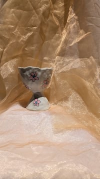 Image 3 of Pink and Blue Daisy Goblet