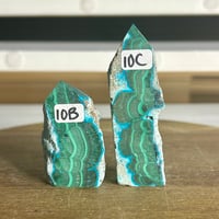 Image 1 of Malachite & Chrysocolla Towers ($10)