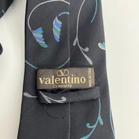 Image 2 of Valentino Navy Patterned Silk Tie