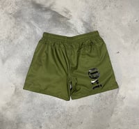 Image 2 of OLIVE NYLON BEAST TRUNKS 2.0