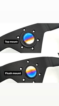 Image 2 of Titanium steering wheel horn button