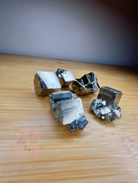 Image 5 of Cubed Pyrite Copper Necklace