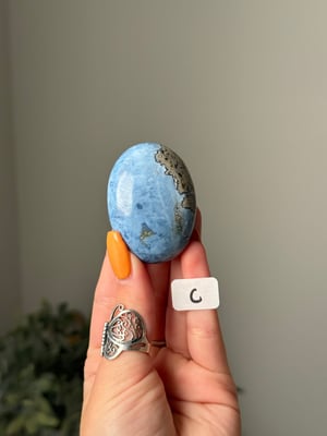 BLUE OPAL PALM STONES