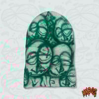 Image 4 of [MNGO.S] All overprint Knit Beanie - GREEN