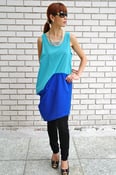 Image of Colour Block Tunic/Dress