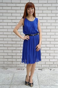 Image of Julian Pleated Dress