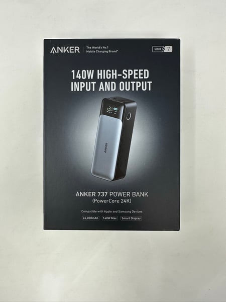 Image of Anker 737 Power Bank 24000 mAh- New. Free Shipping 