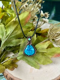 Image 2 of Chrysocolla / Opal Pendant